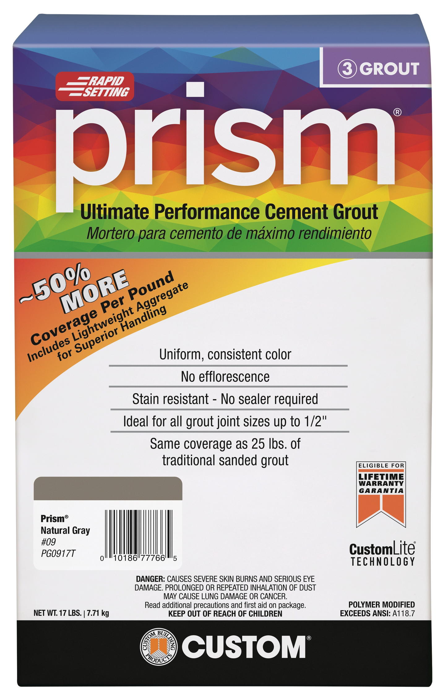 Prism Ultimate Performance Grout