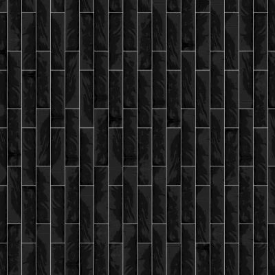 Monochrome Black 3x12 Brick