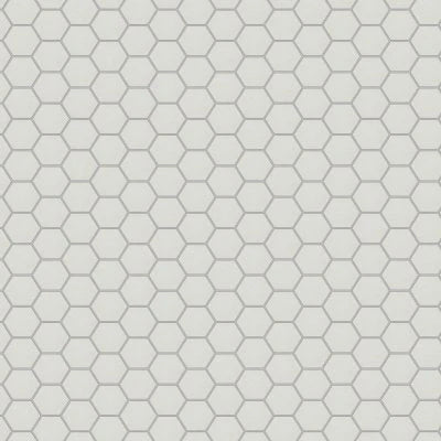 VIBRANT WHITE HEXAGON 5X6 (WALL ONLY)