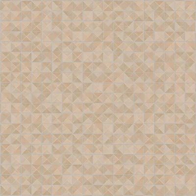 Zagora Triangle Glossy Zellige Mosaic Tile in Ivoire
