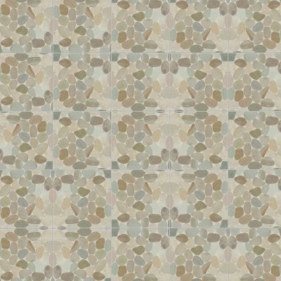Waterbrook Jumbo Sliced Pebble Mosaic in Golden