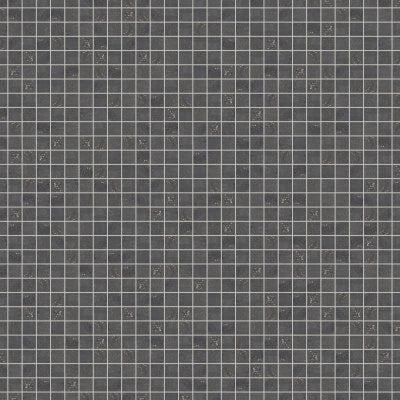 Area 51 2" x 2" Square Matte Porcelain Mosaic in Black