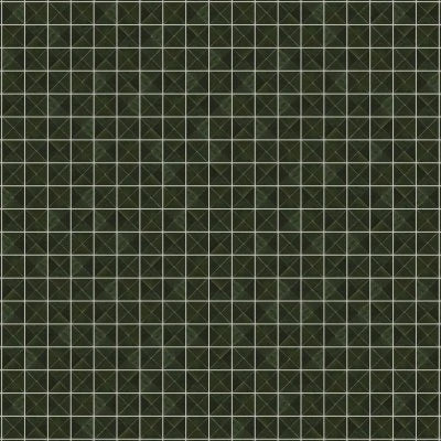 Zagora Triangle Glossy Zellige Mosaic Tile in Vert Mousse