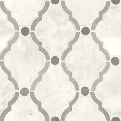 Decorative Accents Stormy Mist Blend D, Baroque, Straight Edge, Polished