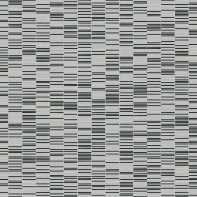 Kaikos 3/8" x 4" Stacked Glass and Stone Mosaic in Dark Green and Oriental White