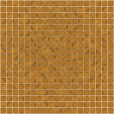 Zagora Triangle Glossy Zellige Mosaic Tile in Caramel