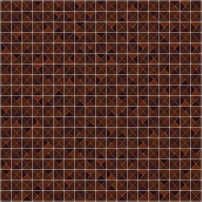 Zagora Triangle Glossy Zellige Mosaic Tile in Maroon