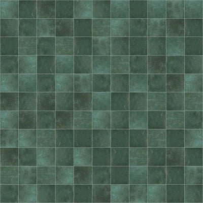 Cloé 5" x 5" Glossy Ceramic Tile in Green