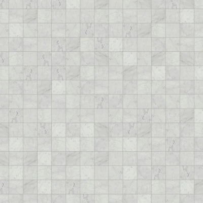 Monet 4" x 4" Honed Marble Decorative Tile in White Carrara