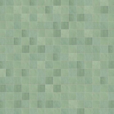 Zellige - Turchese, Square, 4X4, Hand Crafted, Glossy