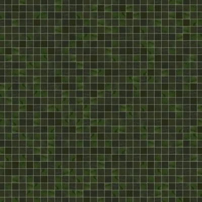 Zagora 2" x 2" Glossy Zellige Mosaic Tile in Vert Mousse