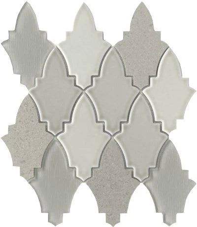 FLEUR ROZA MOSAIC 11X12-CER