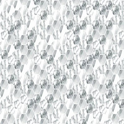 Crash Blanco 10X14HexagonMosaic Polished