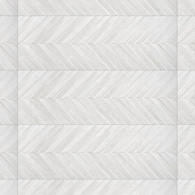 Textuality 16" x 47" Wall Tile in White