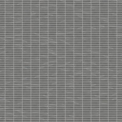 Nomade 1"x4" Matte Porcelain Straight Set Mosaic Tile in Noir