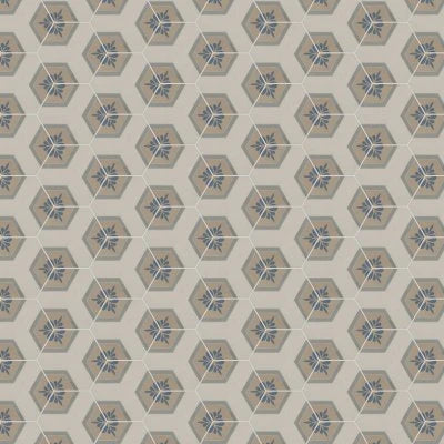 Scrapbook Quilt, Hexagon, 8X9, Matte