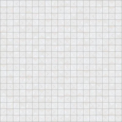 Zagora Triangle Glossy Zellige Mosaic Tile in Neige Blanc