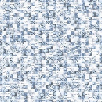 Crash Blue Polished 2x2Mosaic