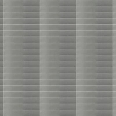 Render Metals Iron, Rectangle, 3X18, Pleated, Satin