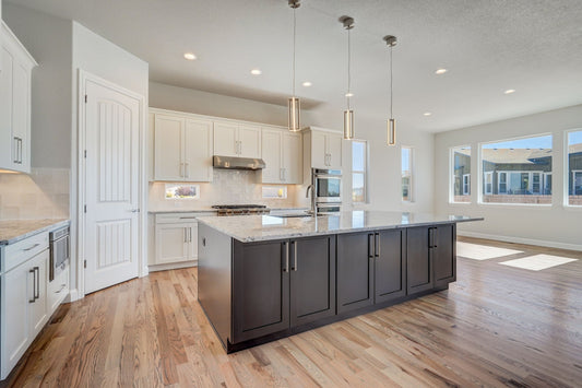 Elegant kitchen showcasing waterproof flooring Colorado Springs homeowners prefer for durability and style.