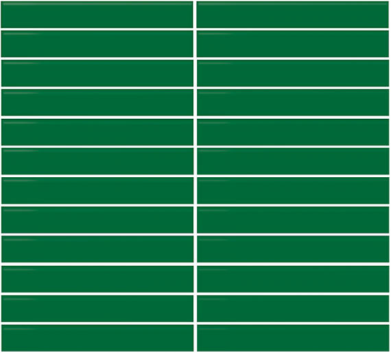 Color Wheel 1x6 Straight Joint Mosaics