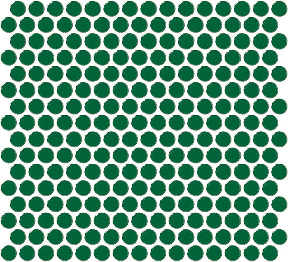 Color Wheel Penny Round Mosaics