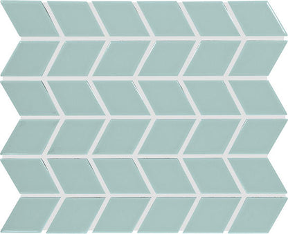 Color Wheel Retro Matte Arctic White, Chevron, 2X3, Matte