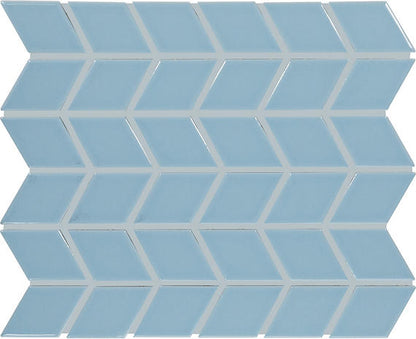 Color Wheel Retro Matte Arctic White, Chevron, 2X3, Matte