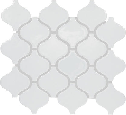 Color Wheel Retro Matte Arctic White, Chevron, 2X3, Matte