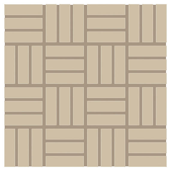 Color Wheel Lattice Mosaics