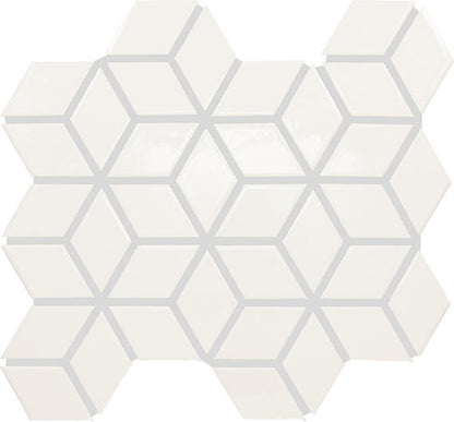 Color Wheel Retro Matte Arctic White, Chevron, 2X3, Matte