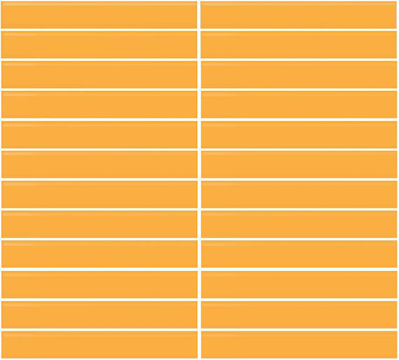 Color Wheel 1x6 Straight Joint Mosaics