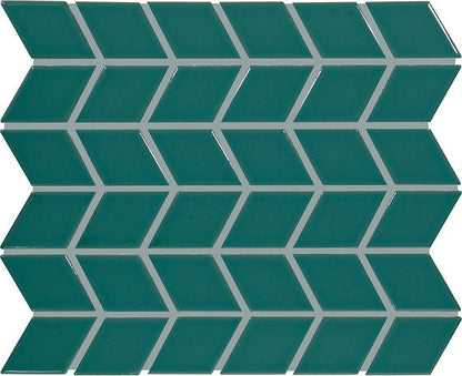 Color Wheel Retro Matte Arctic White, Chevron, 2X3, Matte