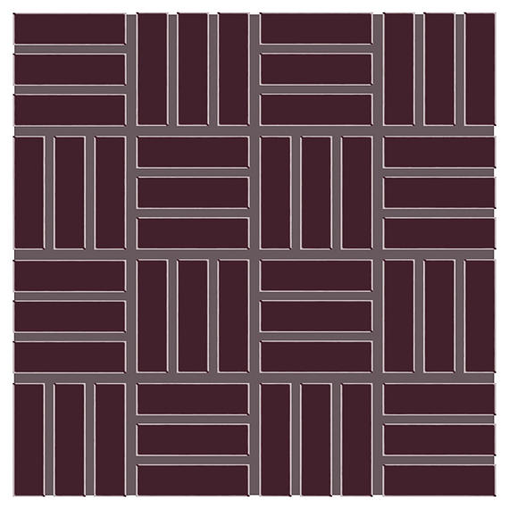 Color Wheel Lattice Mosaics