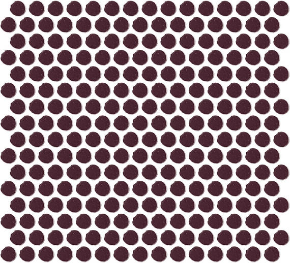 Color Wheel Penny Round Mosaics