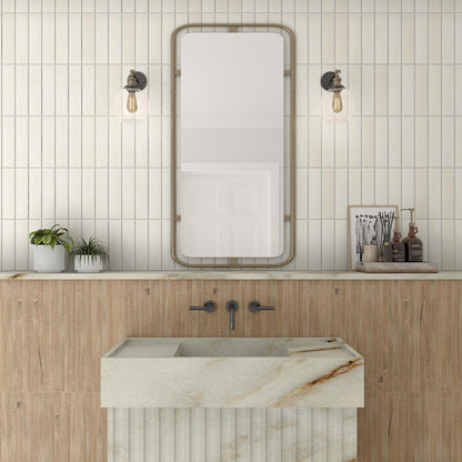 Artcrafted 3x12 Ceramic Wall Tile, Coconut MEGA DEAL