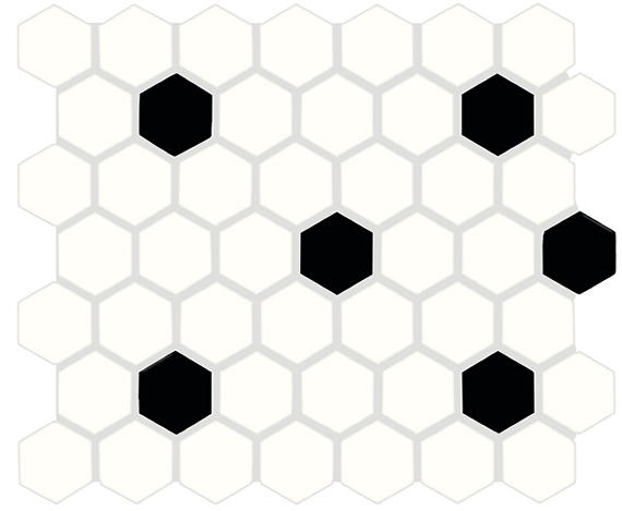 Color Wheel Hex Mosaics