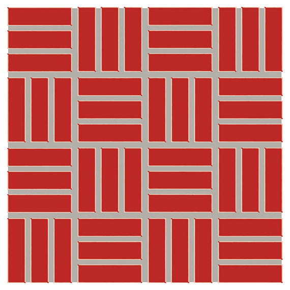 Color Wheel Lattice Mosaics