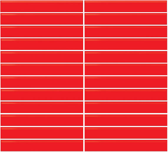 Color Wheel 1x6 Straight Joint Mosaics