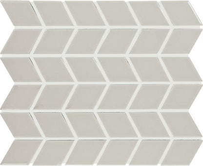 Color Wheel Retro Matte Arctic White, Chevron, 2X3, Matte