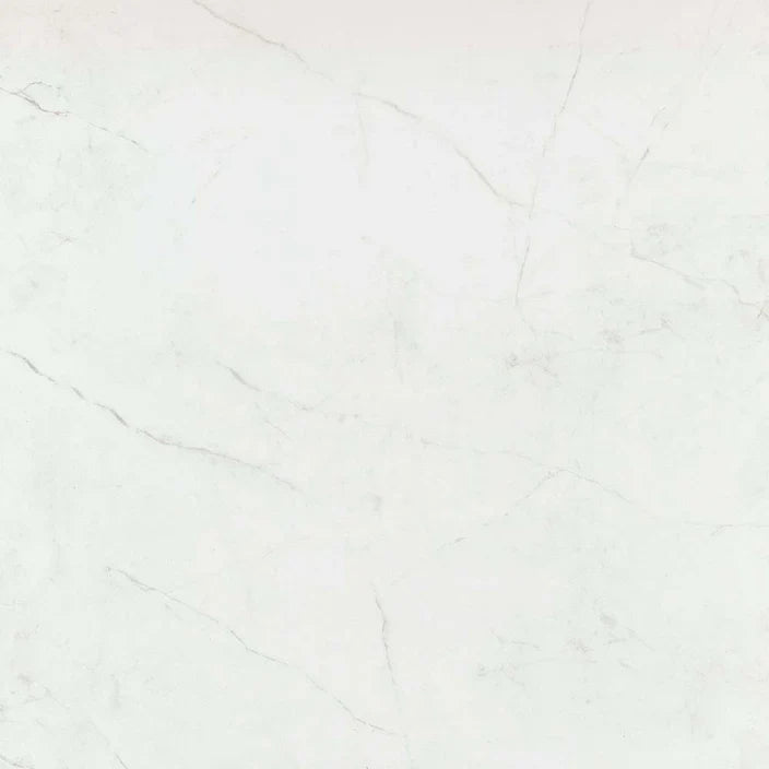 A large format porcelain tile that has the look of timeless marble.