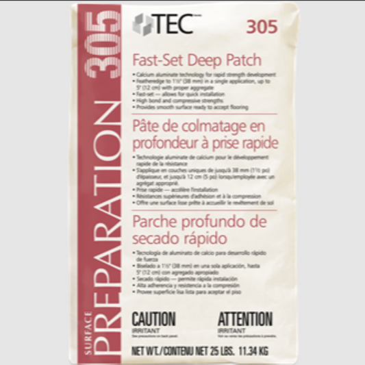 Cement-Based Underlayment for 1 1/2"-5" Application with Fast Set Speed