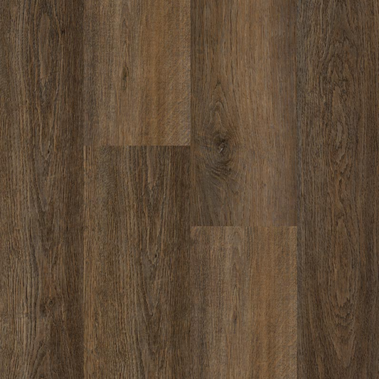Waterproof composite core and attached EVA pad, 12 mil Wear Layer, Click Installation 7.2"x48" planks, Enhanced UV Polyurethane finish, 24 sf per box