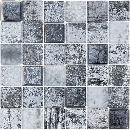 Jullian Murano, Infinity Black Glass Mosaic