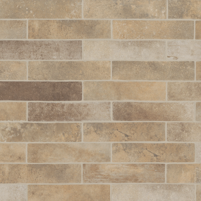 Montana 2.25x10 Matte Brick-Look Porcelain Field Tile, Flathead MEGA DEAL