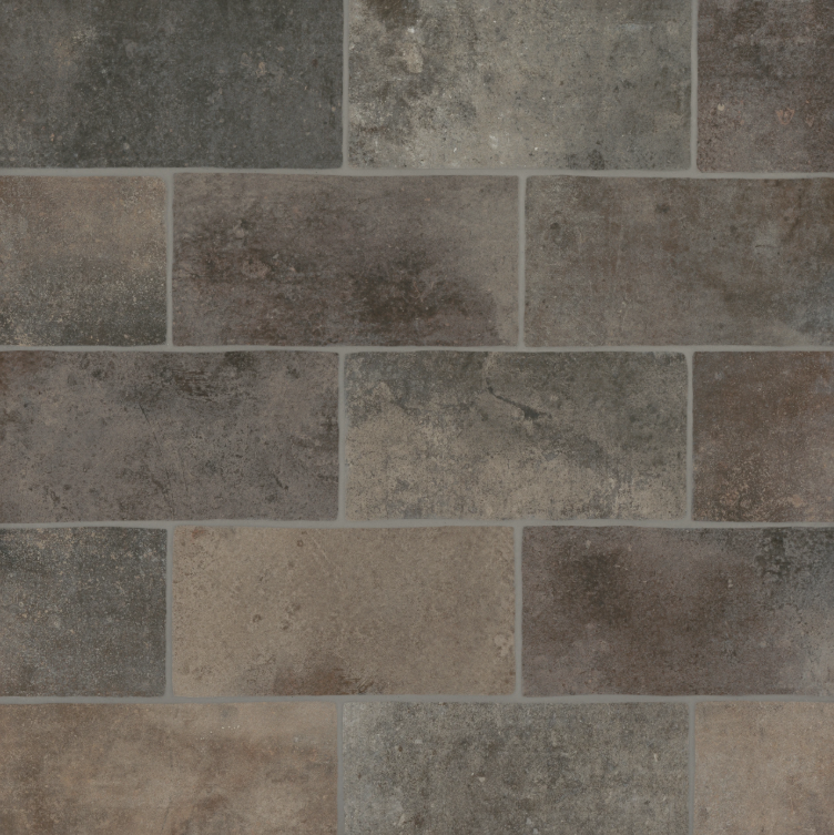 Montana 5x10 Matte Brick-Look Porcelain Field Tile, Rock Creek MEGA DEAL