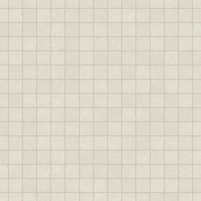 Bluerun 4" x 4" Matte Porcelain Mosaic Sheet in Antique White