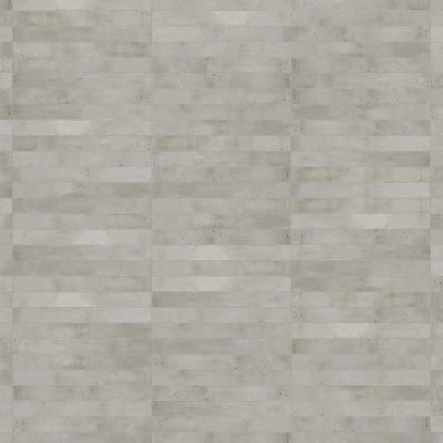 Chroma 2" x 18" Glossy Porcelain Field Tile in Light Grey