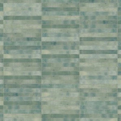 Chroma 2" x 18" Glossy Porcelain Field Tile in Aquamarine