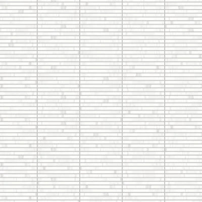 Prati 1" x 12" Honed Porcelain Mosaic in Dolomite